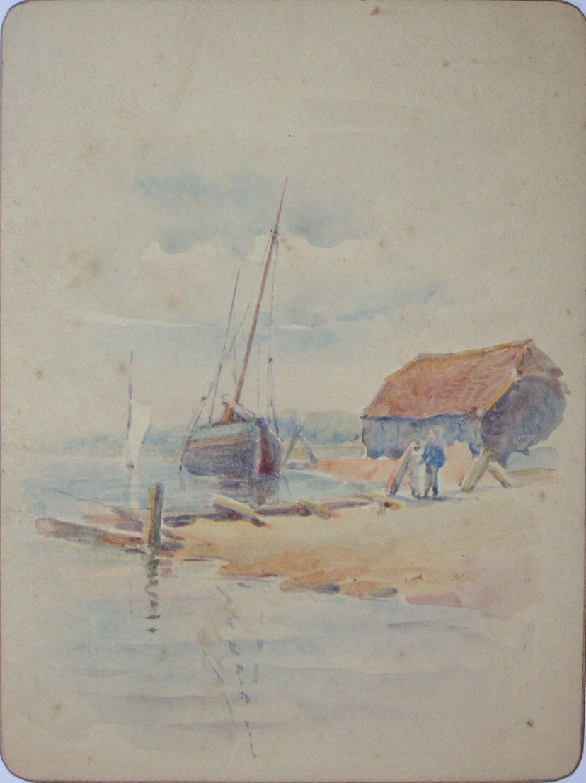 Watercolour - Boats at Bosham?